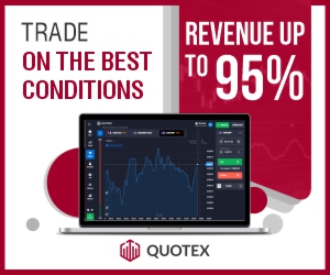A Quotex é uma corretora especializada em negociação de opções binárias. A empresa foi criada em 2019. Seus clientes podem negociar moedas, metais, petróleo, criptomoedas, índices de ações e obter um lucro de até 90% do valor da opção.
